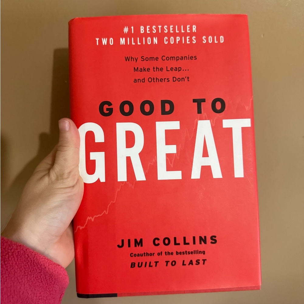 Good to Great by Jim Collins - Red Hardcover